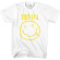 Nirvana - Yellow Happy Face White T-Shirt Nirvana - Yellow Happy Face White T-Shirt