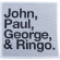 The Beatles - John Paul George Ringo Black On White Wo The Beatles - John Paul George Ringo Black On White Wo