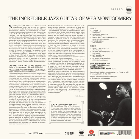 Wes Montgomery - The Incredible Jazz Guitar Of Wes Montgomery