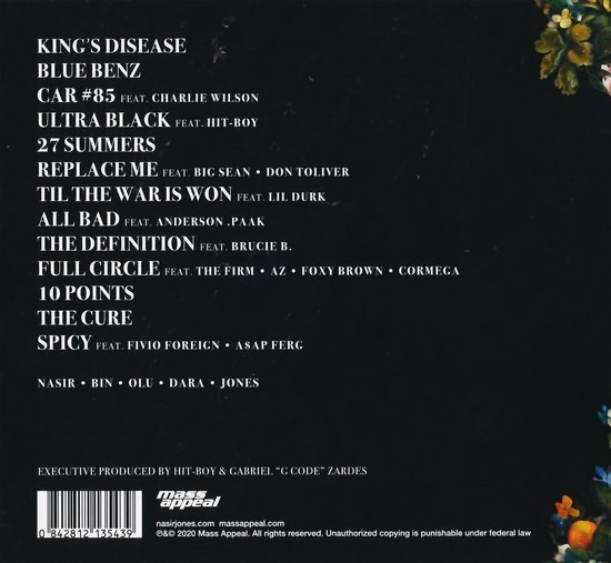 Nas - King's Disease (CD)