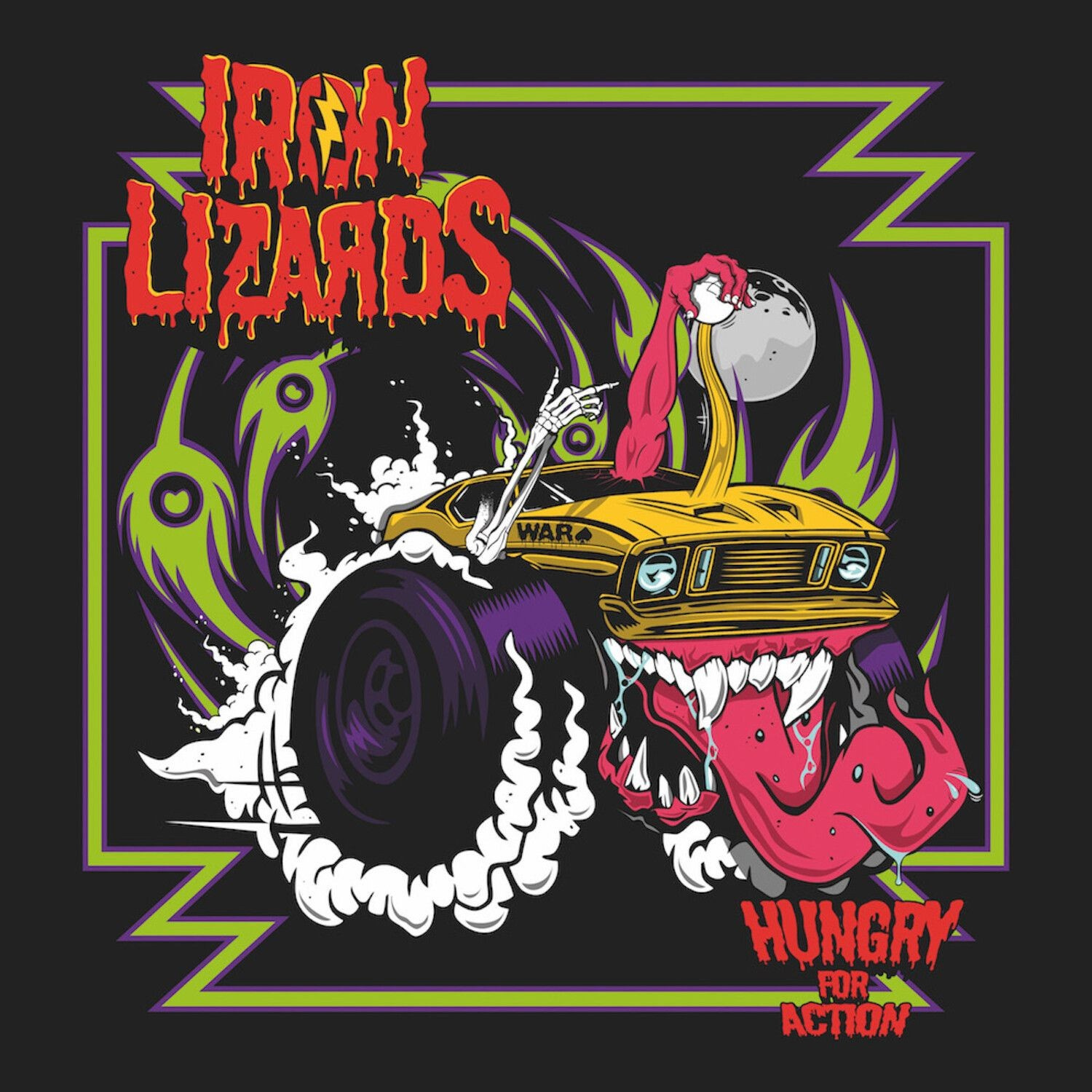 Iron Lizards - Hungry For Action Lp (Limited Purpl