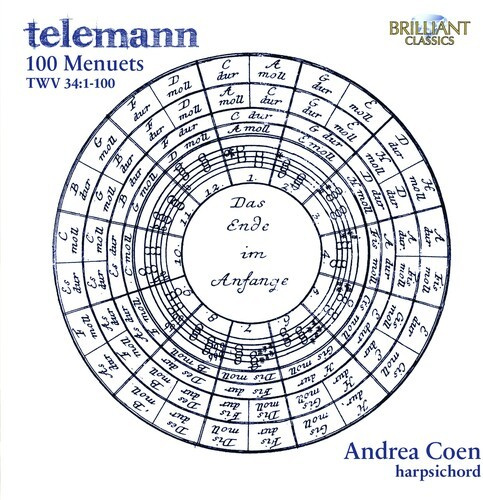 Telemann Georg Philipp - 100 Menuets Twv 34:1-100