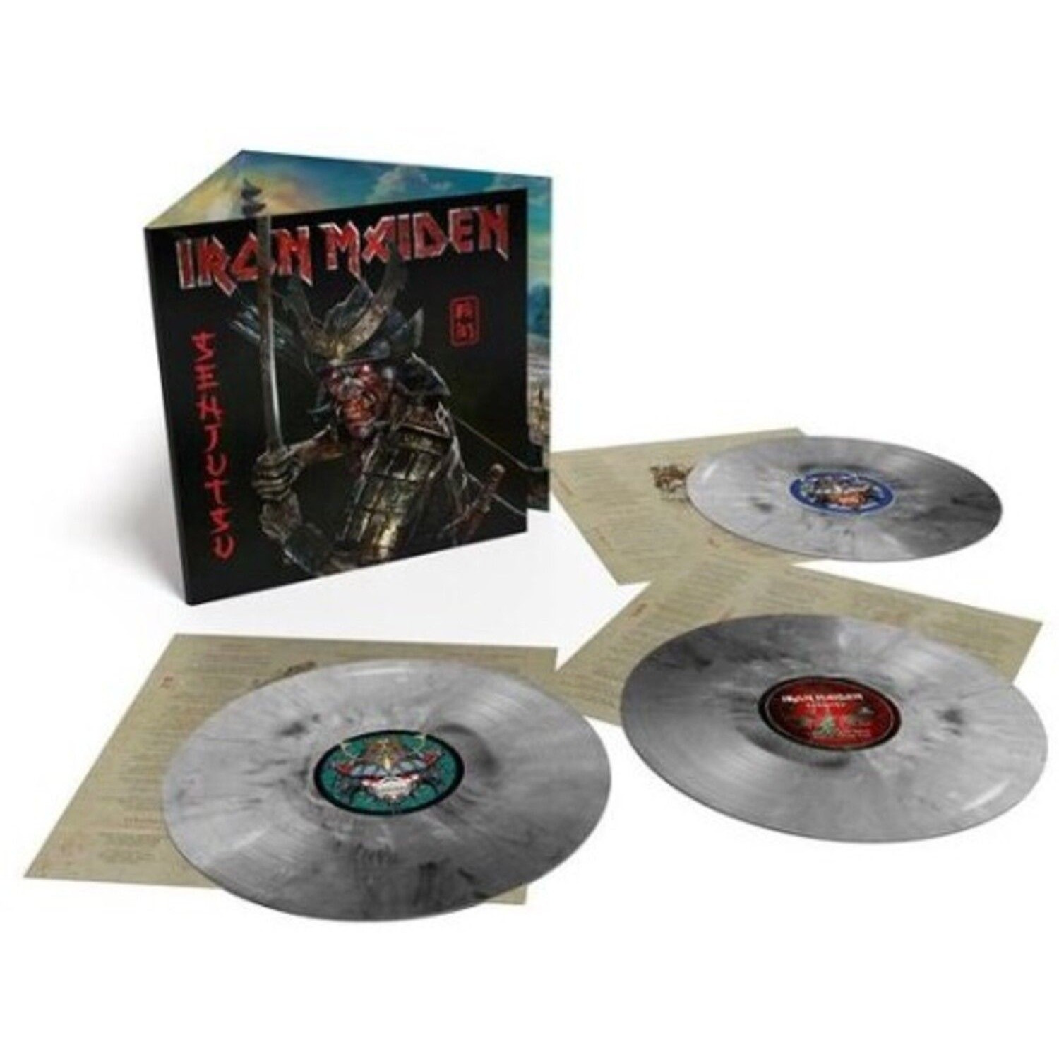 Iron Maiden - Senjutsu (Ltd 3LP Silver and Black Vinyl)