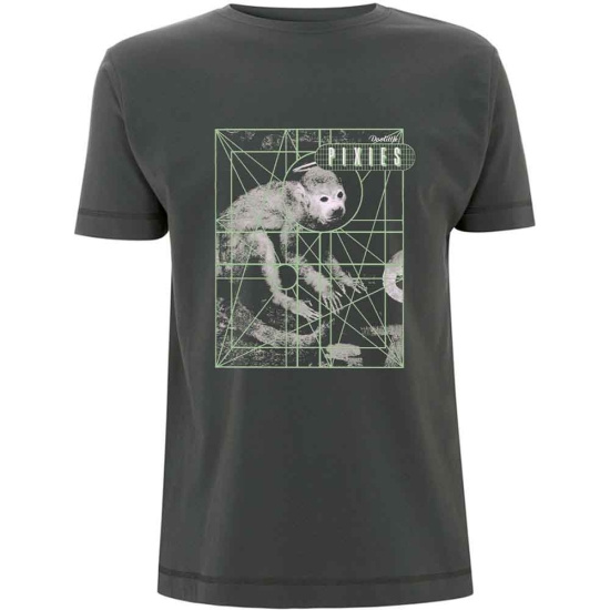 Pixies - Monkey Grid Uni Char T-Shirt