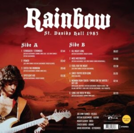 Rainbow - St. Davids Hall 1983