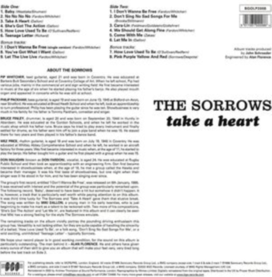 Sorrows - Take A Heart