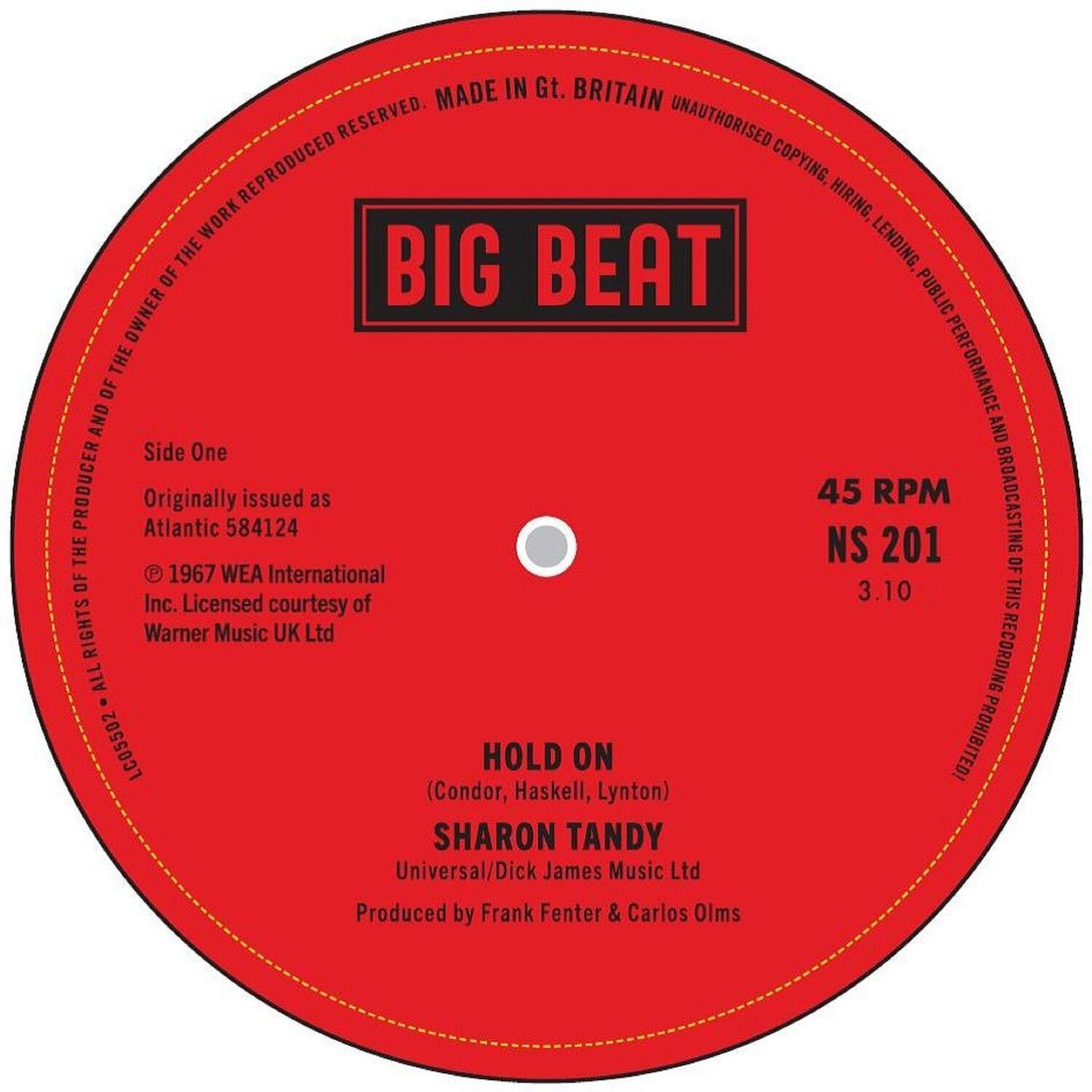 Sharon Tandy - Hold On/Daughter Of The Sun