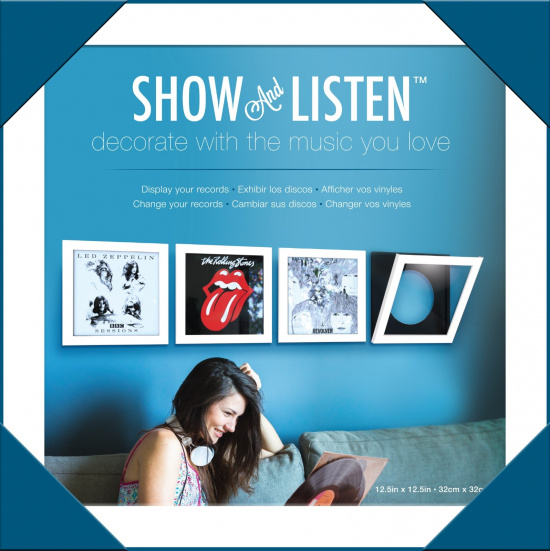 Show And Listen - White LP Flip Frame 4-Pack