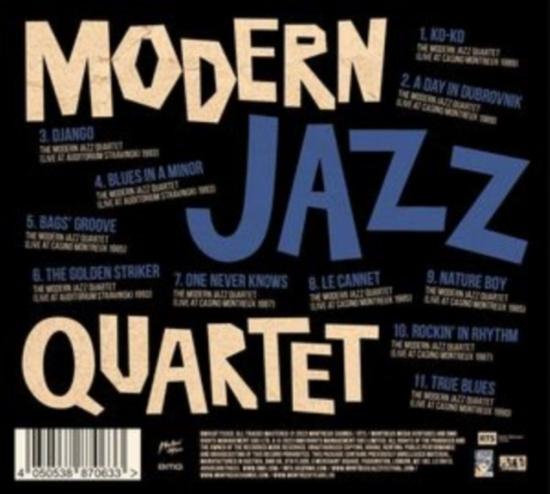 Modern Jazz Quartet - Modern Jazz Quartet: The Montreux Y