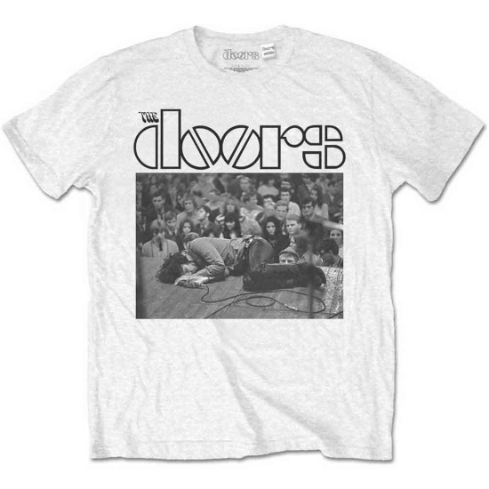 The Doors - Jim On Floor Uni Wht   (XL)