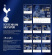 Tottenham Hotspur Fc - Tottenham Hotspur Fc 2024 Desk Easel