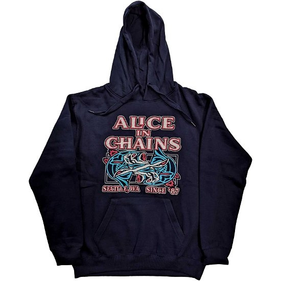 Alice In Chains - Unisex Pullover Hoodie: Totem Fish
