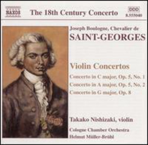 Saint-Georges Joseph Boulogne - Violin Concertos