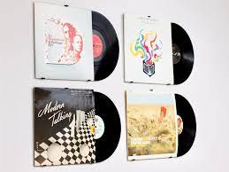 Vinylhållare - LP-Krokar Svarta 2 Par (6 st)