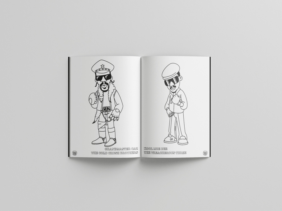 Mark 563 - Hip Hop Coloring Book