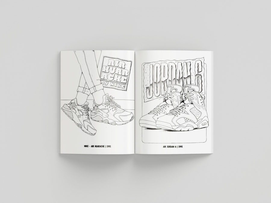 Bok - Sneaker Coloring Book