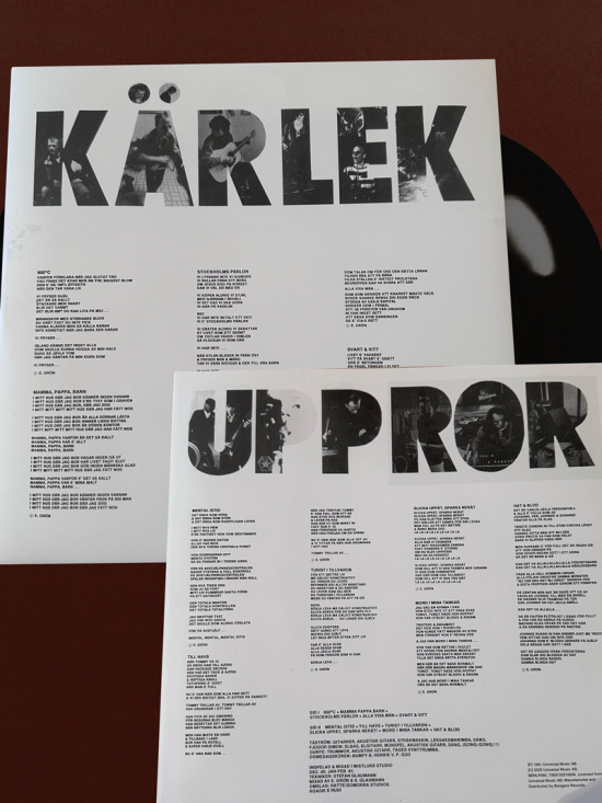 Ebba Grön - Kärlek & Uppror (Red transparent Vinyl)