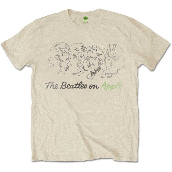 The Beatles - Outline Faces On Apple Uni Sand   