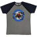 The Jam - Vintage Logo Uni Grey/Navy Raglan: The Jam - Vintage Logo Uni Grey/Navy Raglan: