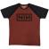 Nine Inch Nails - Classic Logo Uni Red/Bl Raglan: 