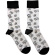 Biggie Smalls - Hand-Drawn Uni Wht Socks (Eu 40-45)