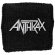 Anthrax - Logo Embroidered Wristband Sweat