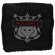 In Flames - Shield Embroidered Wristband Sweat In Flames - Shield Embroidered Wristband Sweat