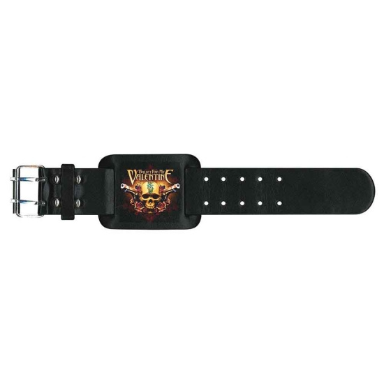 Bullet For My Valentine - Two Pistols Leather Wriststrap