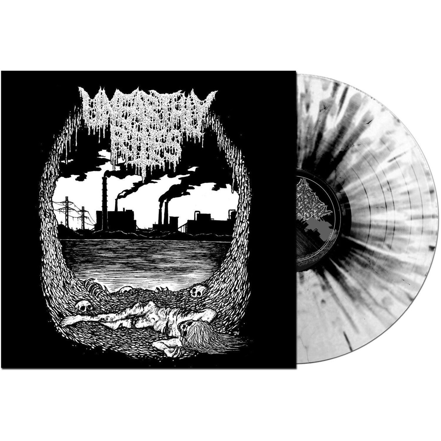 Unearthly Rites - Ecdysis (Black On White Splatter Vi