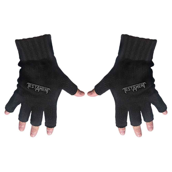 Testament - Logo Fingerless Gloves