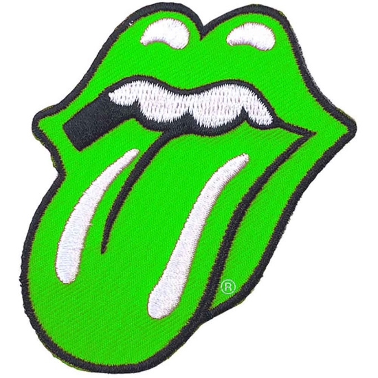 Rolling Stones - Classic Tongue Green Standard Patch