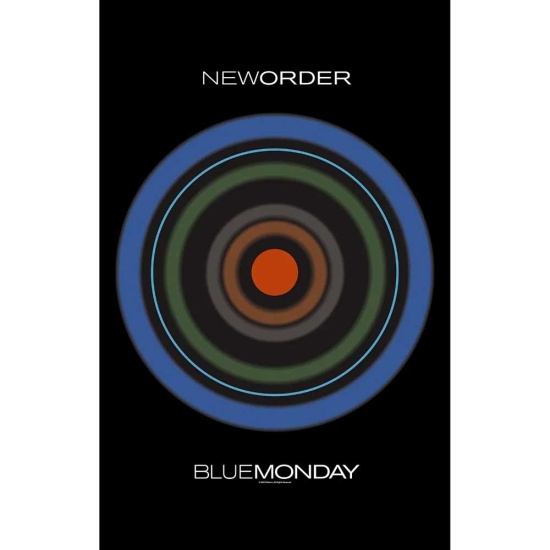 New Order - Blue Monday Textile Poster