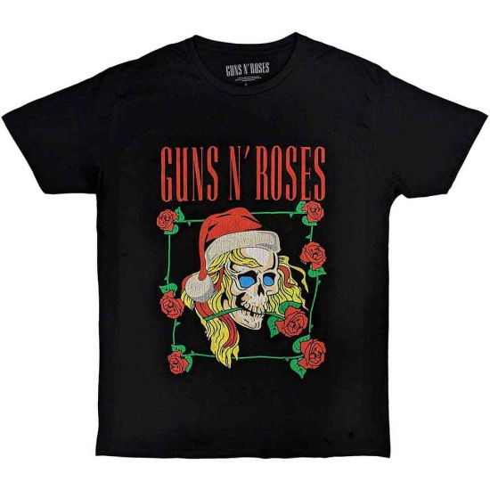 Guns N Roses - Holiday Skull Uni Bl    (2XL)