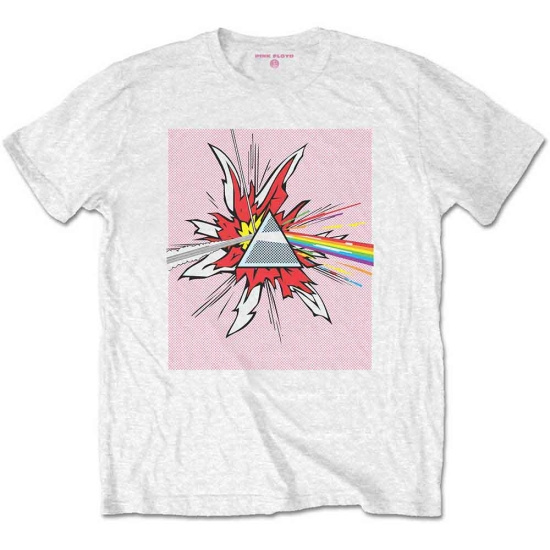 Pink Floyd - Lichtenstein Prism Uni Wht   (M)