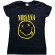 Nirvana - Yellow Happy Face Lady Navy (2XL) Nirvana - Yellow Happy Face Lady Navy (2XL)