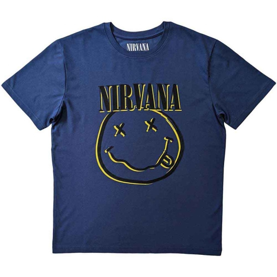 Nirvana - Inverse Happy Face Uni Blue 