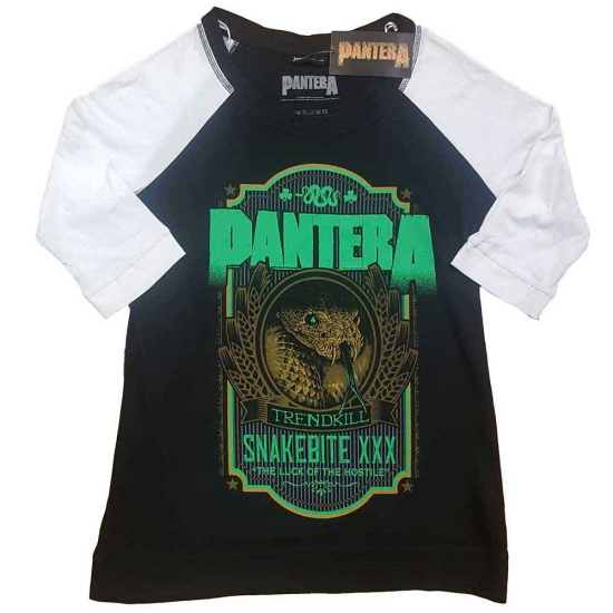 Pantera - Snakebite Xxx Label Lady Bl/Wht Raglan  (3XL)