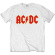 Ac/Dc - Packaged Logo Boys T-Shirt Wht Ac/Dc - Packaged Logo Boys T-Shirt Wht