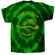 Green Day - All Stars Boys T-Shirt Green Dip-Dye