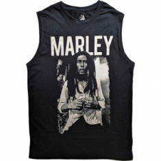 Bob Marley - Marley B&W Uni Bl Tank Shirt 