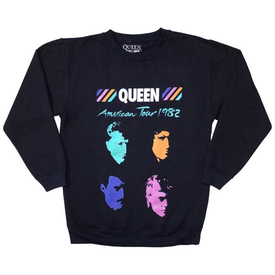 Queen - American Tour 82 Navy Sweatshirt 