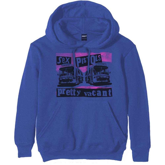 Sex Pistols - Pretty Vacant Coaches Blue Hoodie 