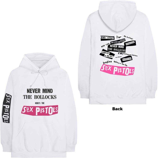 Sex Pistols - Nmtb Uni Wht Hoodie 