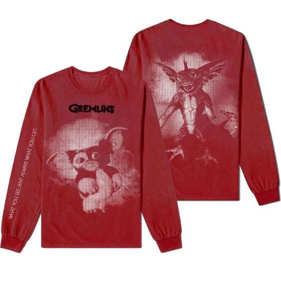 Warner Bros - Gremlins Graphic Uni Red Longsleeve 
