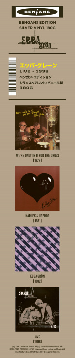 Ebba Grön - Live Ltd Silver Vinyl