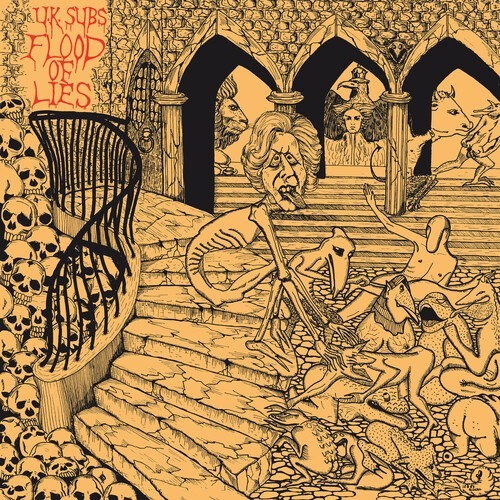 Uk Subs - Flood Of Lies (Yellow Ochre Vinyl L