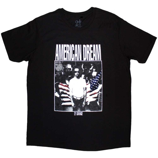 21 Savage - American Dream Uni Bl T-Shirt  (M)