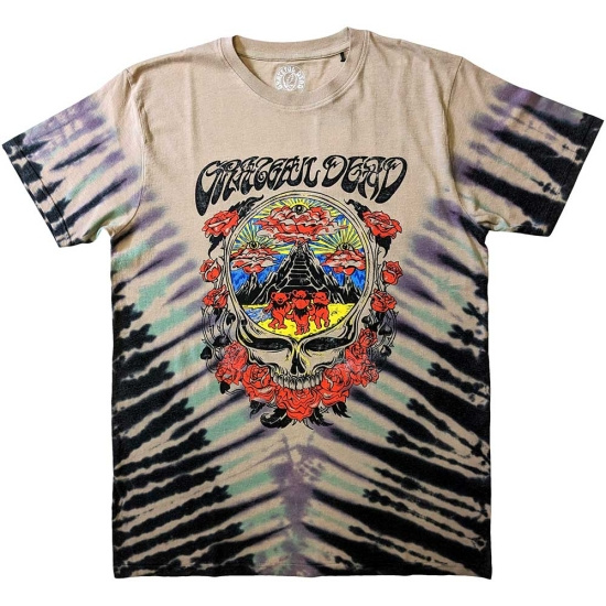 Grateful Dead - Eye Clouds Uni Sand Dip-Dye T-Shirt