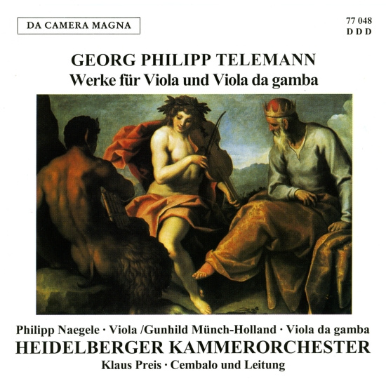 Telemann G P - Works For Viola & Viola Da Gamba