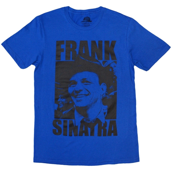 Frank Sinatra - Montage Photos Uni Blue T-Shirt